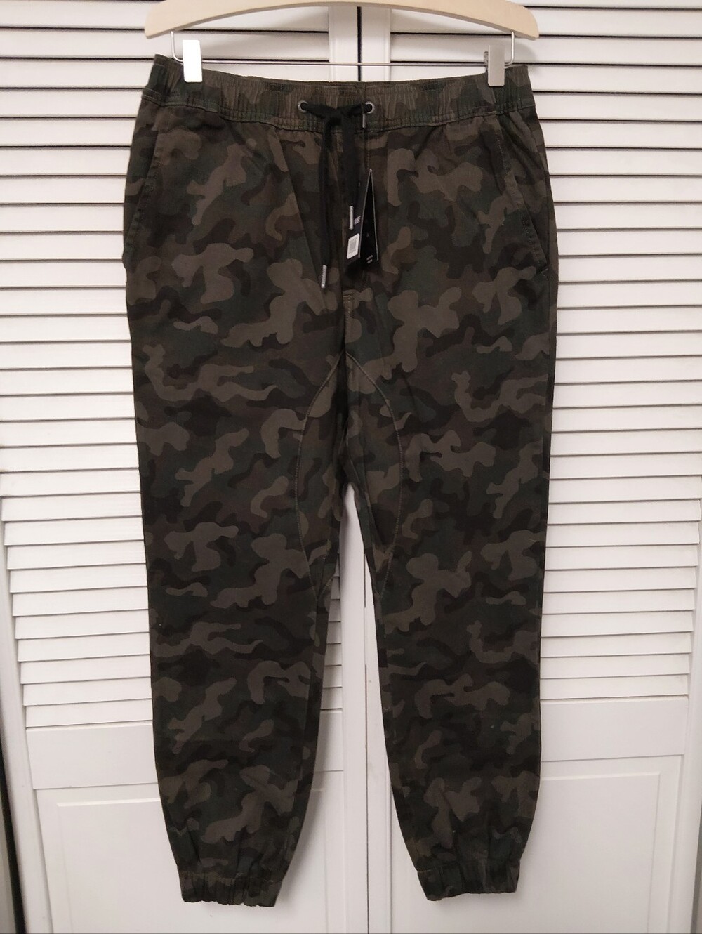 Zanerobe Men's Sureshot Olive Green Camo Joggers